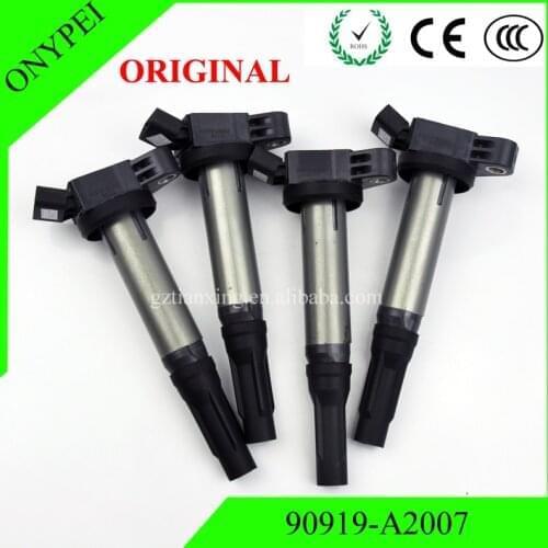 Original Part 4 PCS High Quality Ignition Coil 90919-A2007 Fit Toyota Lexus 3.5L 90919 A2007 90919A2007