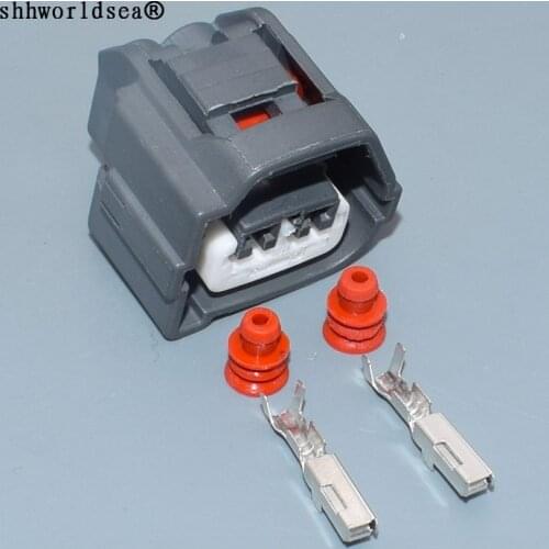 Shhworldsea 2 Pin 2.2mm 90980-10899 7283-7020-10 Front Fog Lamp Plug Bumper Assembly Fog Light Socket For Chevrolet