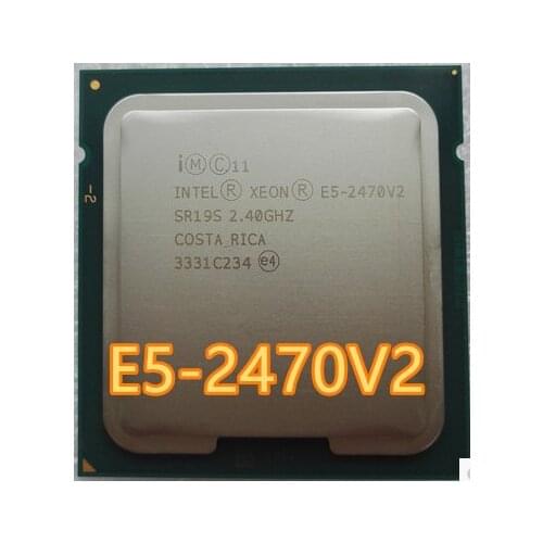 Intel Xeon E5-2470v2 E5 2470v2 E5 2470 v2 2.4GHz Ten-Core Twenty-Thread CPU Processor 25M 95W LGA 1356 E5-2470V2