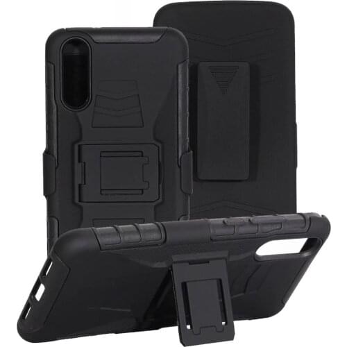 ShockProof Heavy Duty Armour Tough Stand Case With Belt Clip For Huawei P30