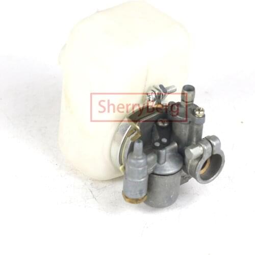 SherryBerg Mopeds Carburetor Gurtner 50 cm3 2 strokes engines 12mm D Right Cylindrical throttle. Hanging inside cable by grain