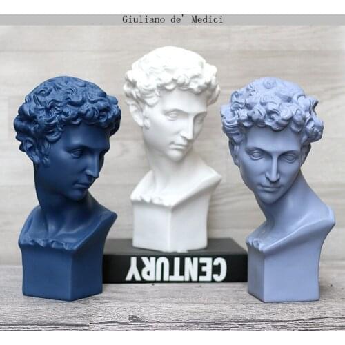 NORDIC GIULIANO DE' MEDICI ART SCULPTURES DECORATES PLASTER MODEL FIGURE FIGURINES HOME DECOR ACCESSORIES RESIN CRAFT GIFT R5174