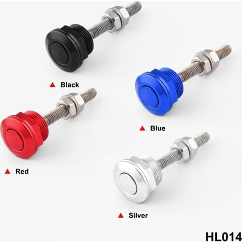Universal Car Bonnet Hood Latch Pin Locking Kit Push Button Quick Release