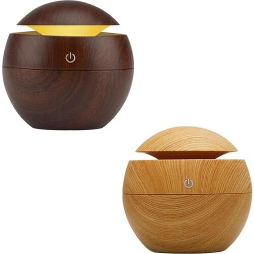 USB Aroma Humidifier ESSential Oil Diffuser Ultrasonic Cool Mist Humidifier Air Purifier 7 Color Change LED Night light for Offi