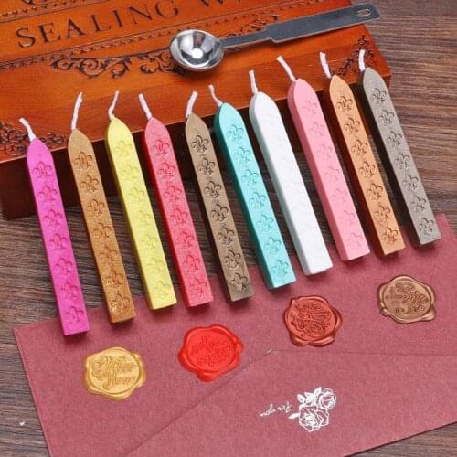 1PC Sealing Wax Stick Retro Seal Wax for Letter Wedding Invitations Vintage Cord Wick Vintage Sealing Wax Sticks