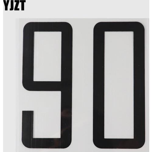 YJZT 14.1CM×14.5CM Funny 90 Number Speed Limits Decal Car Stickers Motorcycle Car Stickers Vinyl 13D-0549