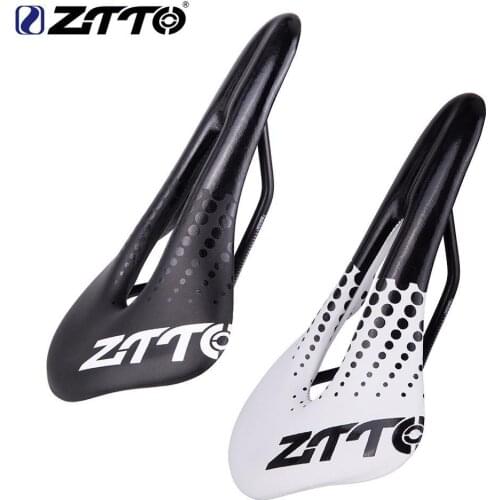 ZTTO Bicycle Saddle Wide Hollow Bike Racing Seat for MTB Mountain Road Bike Light Compare with Carbon Fiber