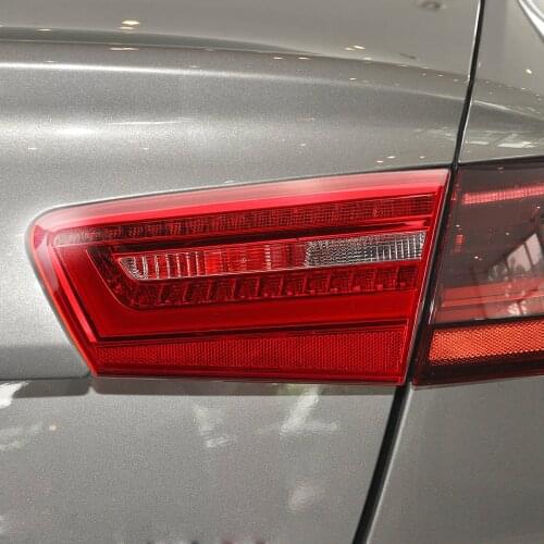 1 Pair Left & Right Rear Tail Inner Turn Signal Brake Light Lamp Car Fit For Audi A6 C7 2010 2011 2012 2013 2014 2015 2016