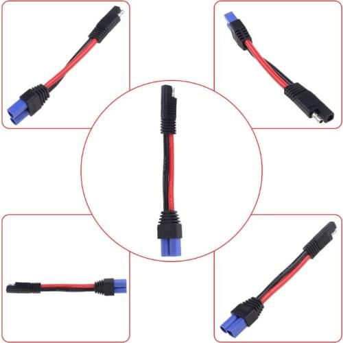 10 AWG SAE To EC5 Male Plug Connector To SAE Power Automotive Adapter Cable Wire 1XCF