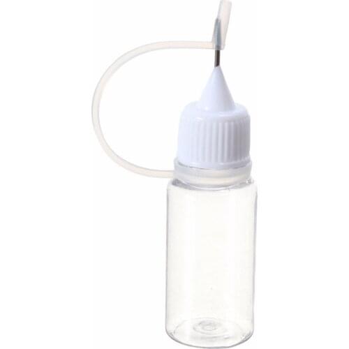 Retails High Quality 10ml Steel Needle TIP Dropper Bottles 10x | E-| All powder