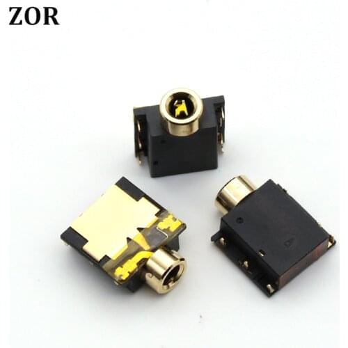 10pcs Audio Jack Headphone Port Microphone Socket Connector for MSI GE62 GE72 GE62VR GE72VR GP62 GS70 MS-1775B Motherboard
