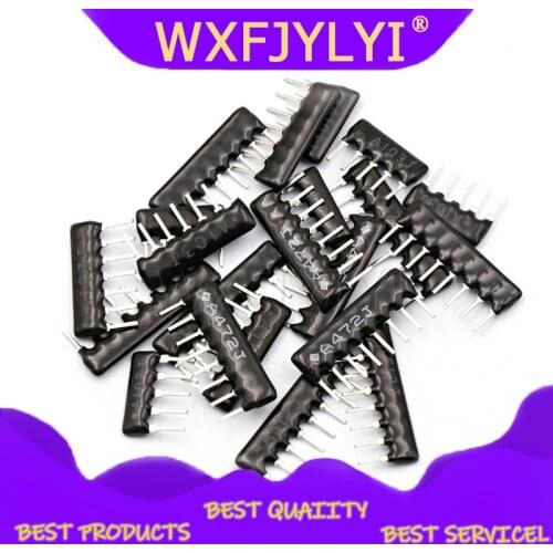 10pcs DIP exclusion Network Resistor array 9pin 100 220 330 470 510 680 1K 1.2K 1.5K 2K 2.2K 3.3K 4.7K 5.1K 5.6K 10K 100K ohm