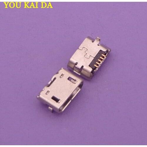 100pcs/lot Short Type Data Charging port Connector Scoket Jack For ASUS K012 fonepad7 FE170 fonepad 7 mini Micro USB Power 5-pin