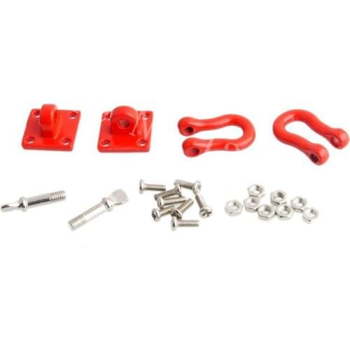 2Pcs RC Car Parts Buckle Hook Rock Crawler Buggy Climbing Trailer Hook Buckle For 1/10 Scale Models D90 Axial SCX10 CC01