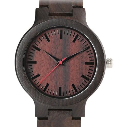 2020 Minimalist Full Bamboo Quartz Wristwatch Mens Bracelet Simple Dress Watch Unqiue 100% Original Wooden Clock Gift