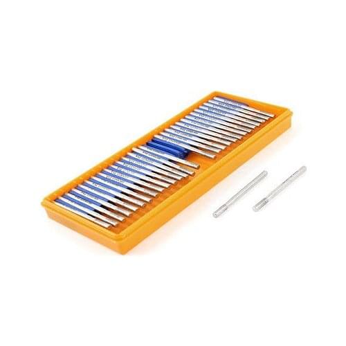 30 Pcs 2.9m Diameter Cylinder Head Diamond Bit Mounted Point