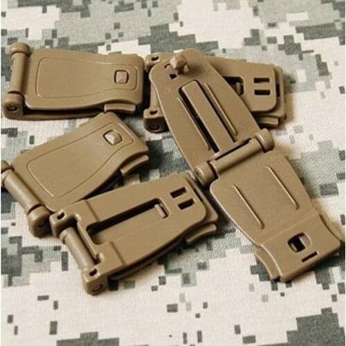 5PCS EDC tool outdoor camping bag&clothes Accessories 30mm Molle Webbing Connect Buckle Clip Plastic Steel Backpack Buckle FW009