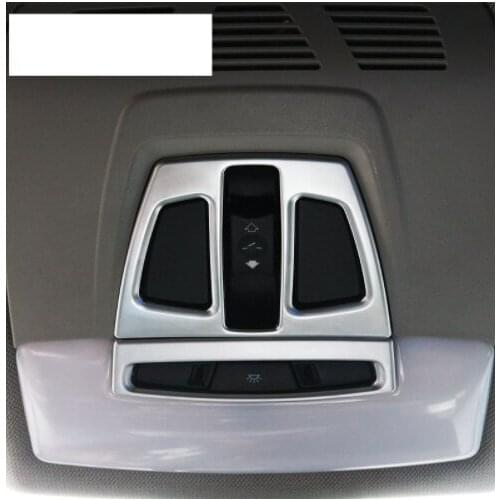 ABS Chrome Interior Car Roof Front Reading Light Cover Trim For BMW X1 X2 X5 X6 3 Series Car-Styling