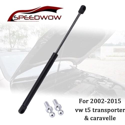 SPEEDWOW Car Bonnet Hood Lift Supports Shock Struts Gas Shock Struts Support 7E0823359 For VW T5 Transporter Caravelle 2003-2015
