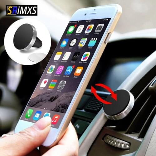 Car Phone Holder Magnetic Car Phone Supportor Car Phone Stand Car Air Vent Mount Magnet Stand For All Phones Car Accessories