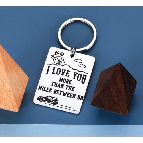 Keychain Gifts for Husband Boyfriend I Love You Worker Gift for Couple Long Distance Valentines Day Christmas