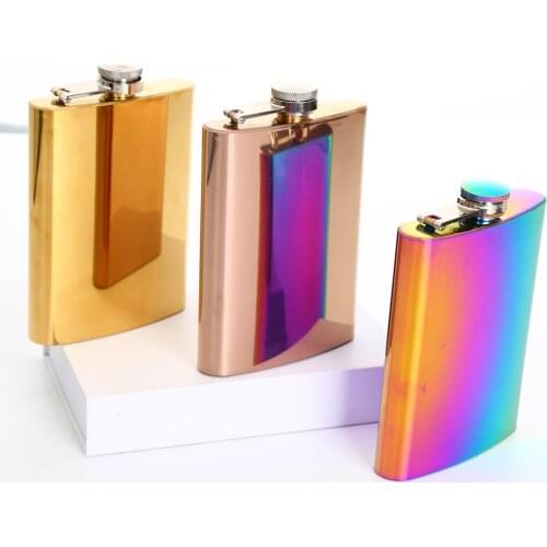 CPLIFE Flat Flasks Metal