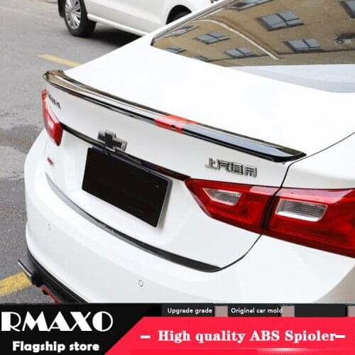 For Malibu XL Spoiler 2017-2021 Chevrolet Malibu XL YC-K Spoiler ABS plastic Material Car Rear Wing Color Rear Spoiler