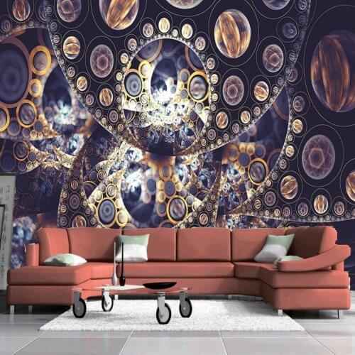 Photo wallpaper Modern Fresco Customized European Style Abstract Pattern Wallpaper Living Room TV Background Decorative Painting