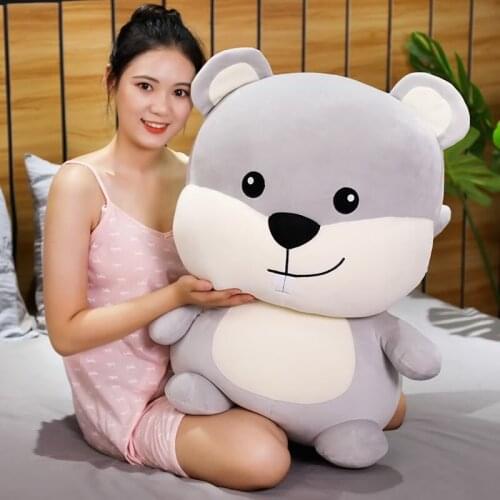 Squirrel Doll Stuffed Toys Plush Animals Soft Kids Baby for Girls Children Boys Birthday Gift