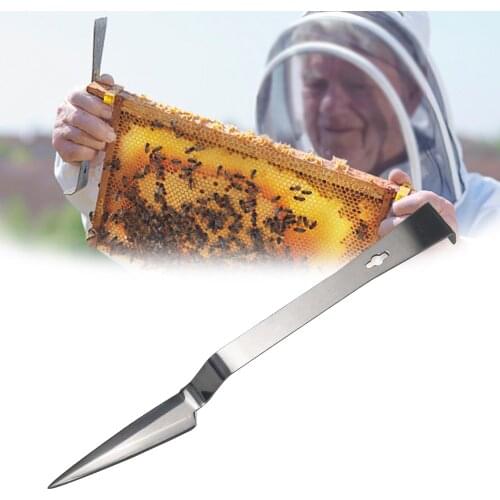 Beekeeping Bee Hive Tool Honey Sword Type Beehive Scraper Glossy Goods For Beekeeper Supplies Equipment