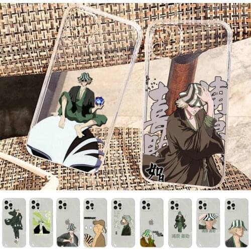 Kisuke Urahara Bleach Anime Phone Case for iPhone 11 12 pro XS MAX 8 7 6 6S Plus X 5S SE 2020 XR case