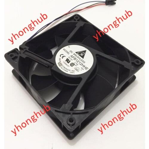 DELTA AFB1212HHE R00 DC 12V 0.70A 3-wire 120x120x38mm Server Cooling Fan