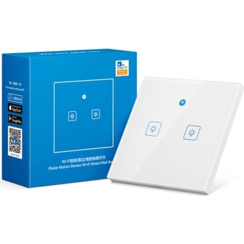 EWeLink APP Smart WiFi Wall Switch With Alexa Google Home 100-240V Touch Light Power Switch Compatible With Smart Home Control