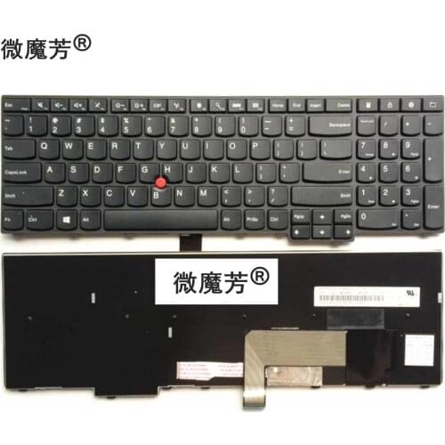 US Black New English Replace laptop keyboard For Lenovo For ThinkPad E531 L540 W540 T540 T540P E540 W550 W541