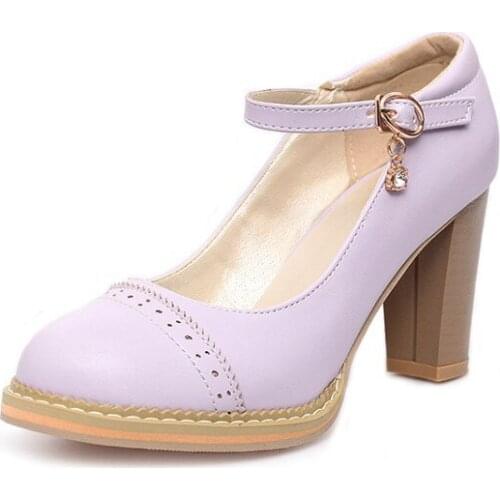 The spring and autumn period and the new 2018 strap sweet thick with high with shallow mouth size 32-43 shoe tide 18228 yards