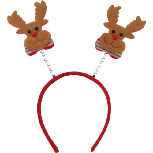 1PC Retail 2019 NEW Christmas Headband Festival Headwear for Children Adults DIY Hair Accessories Festival Xmas Gift