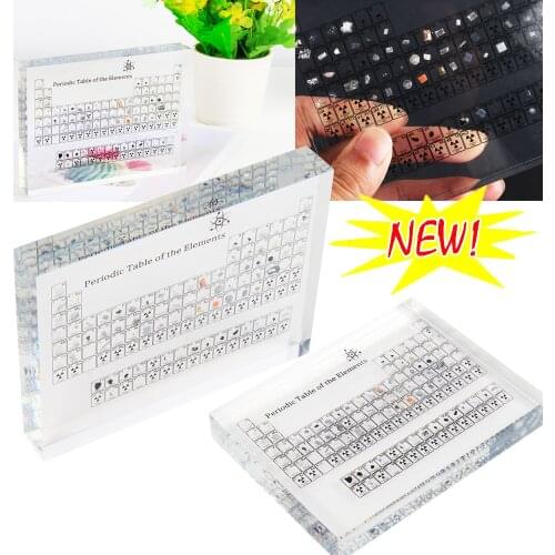 Periodic Table Of Chemical Elements Chemical Elements Display Card Three-Dimensional Glass Shape New Arrival 2