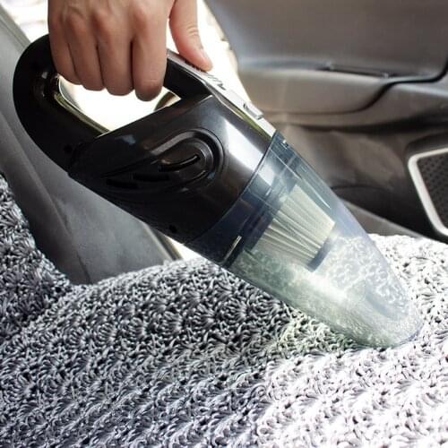 Portable Mini Car Vacuum Cleaner Rechargeable Electric 120W House Auto Cordless Pet Hair Dust Cleaning Sucker Handheld