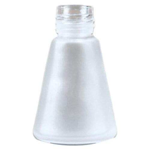 Clear Glass Aroma Diffuser Empty Bottles Scrub Cone Containers for Essential Oils DIY Replacement Reed Jars Wedding Party Decor