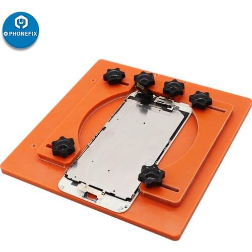 Adjustable Fixed Fixture Screen Holder For Removing iPhone 8 8plus X XS XR XS Max Rear Back Cover Separating Clamp Hand Tool Set