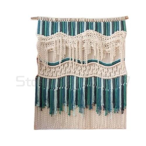Nordic handmade art tapestry ins wall hanging Moroccan living room sofa background wall decoration