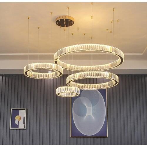 New Led Chandeliers Lighting Nordic Chandelier Ceiling Hanging Lamp For Living room Bedroom Crystal Loft Lamp lustres de plafond