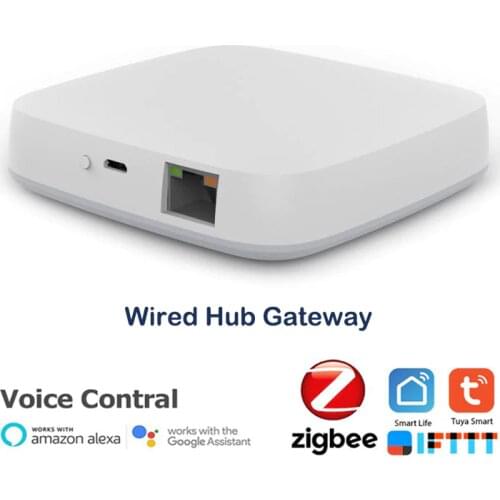 Tuya Smart ZigBee 3.0 Gateway Hub wifi Smart Home bridge Smart APP Wireless Remote Control Works with Alexa Google Assistant