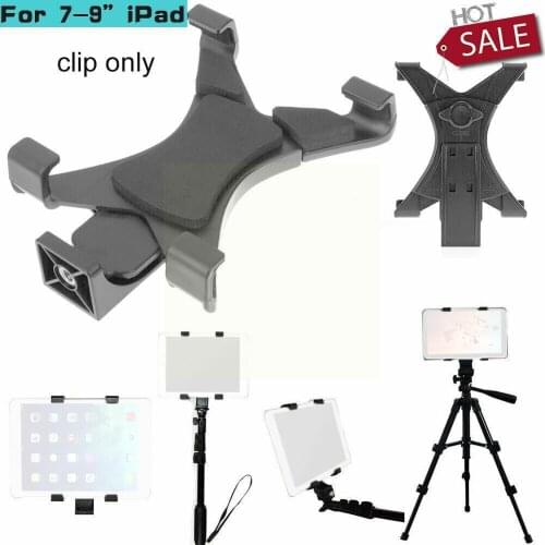 Universal Tablet Tripod Mount Clamp With 1/4"Thread Phone 2/3/4/Air/Air2 For IPad Adapter Tablet Holder /mini Bracket For G U6T5
