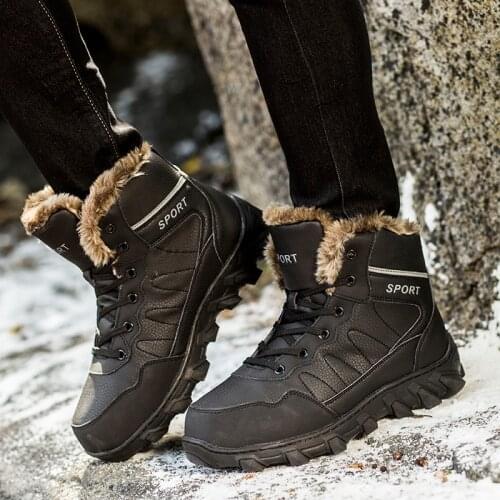 YIQITAZER Mens Winter Boots