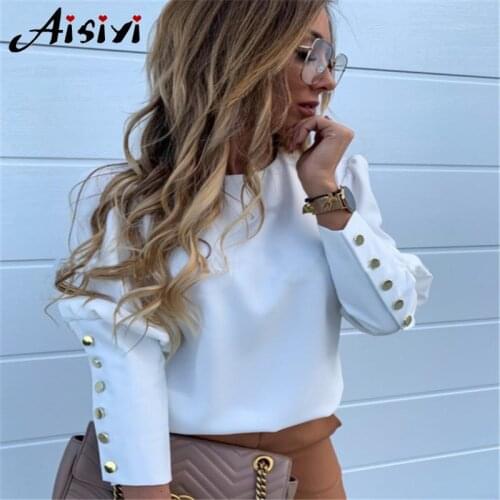 Women Shirt and Top 2020 Sexy Plus Size Black Top Long Sleeve Woman Best Friend Button Tshirt Fashion Boyfriend Causal Shirt