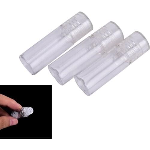 1PC/5PCS 3ml Plastic Empty Cosmetic Sifter Loose Powder Jars Container Screw Lid Makeup