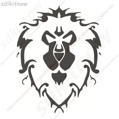 1pc WOW For the alliance World of Warcraft Sticker Car sticker decal Window BODY Accessories Auto decoration