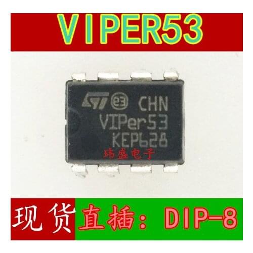 10pcs VIPER53 DIP-8 VIPER53E