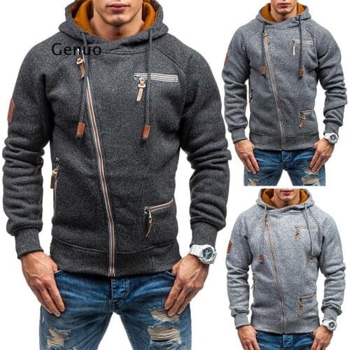 2021 Autumn Winter New Mens Hooded Hoodie Fashion Wild Hoodies Zipper Solid Sweatshirts Coat Large Size M-4XL